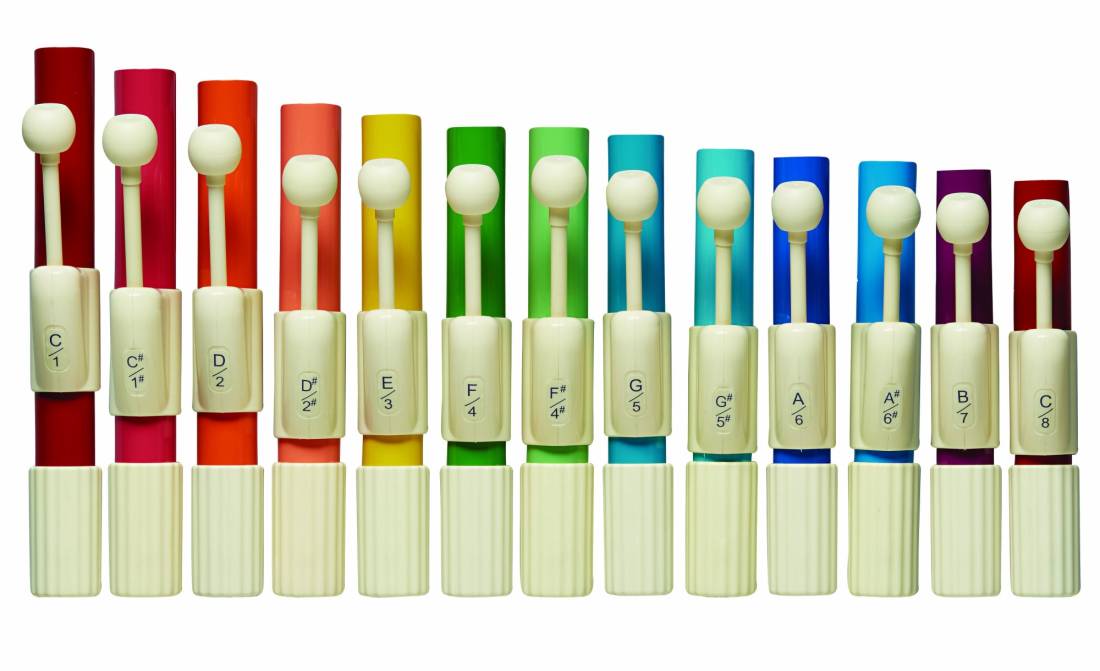 Student Handchime Set - 13 notes in KidsPlay Colours