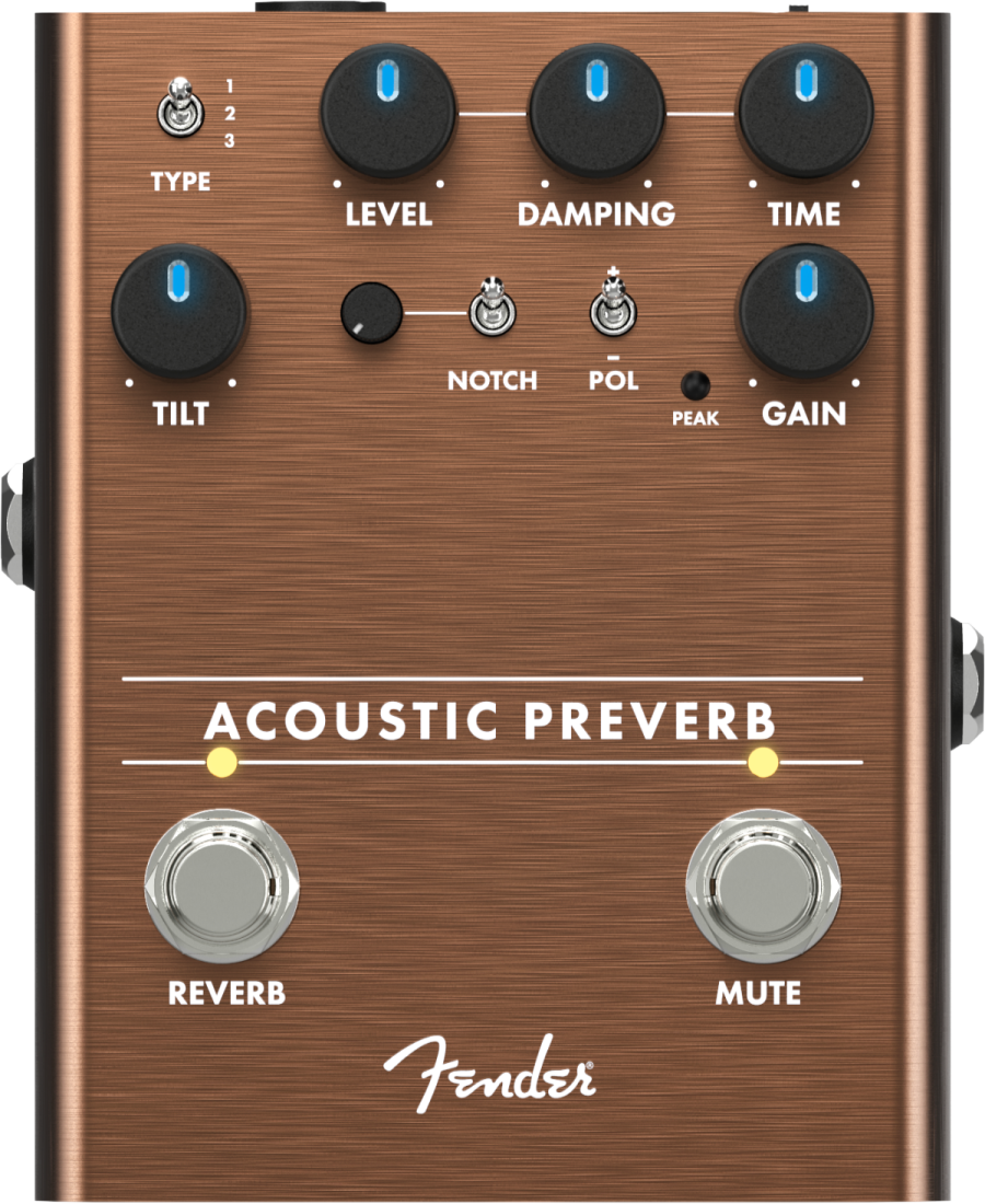 Acoustic Preverb - Preamp/Reverb Pedal