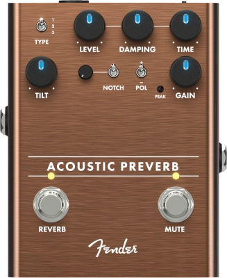 Acoustic Preverb - Preamp/Reverb Pedal