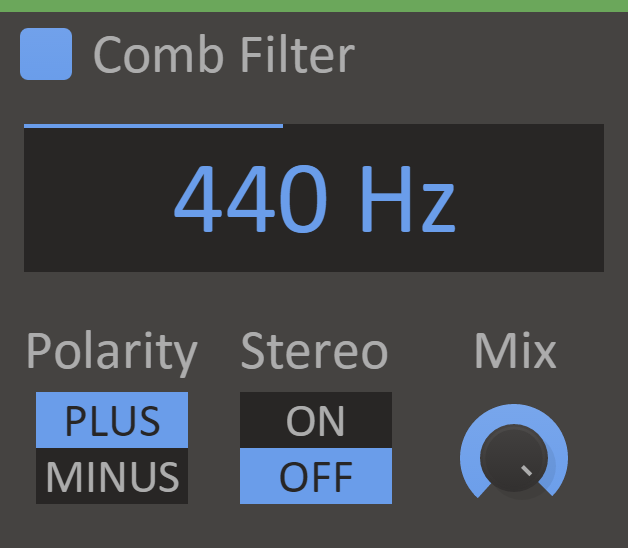 Comb Filter Snapin  - Download