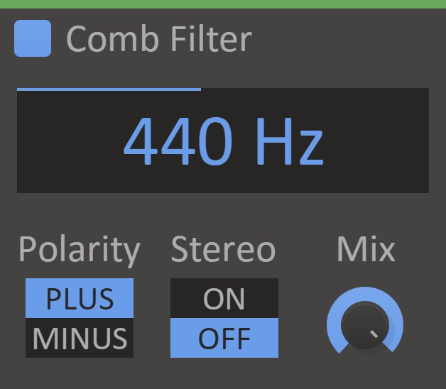 Comb Filter Snapin - Download