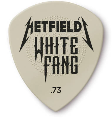 Dunlop - Hetfields White Fang Custom Flow Guitar Picks (6-Pack) - .73mm