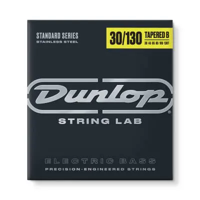 Dunlop - Stainless Steel Tapered Bass Strings, 6-String Set, Long Scale - 30-130