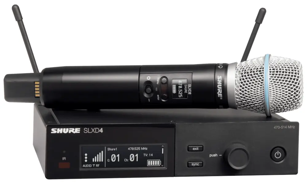 SLXD24/B87A Handheld Wireless System with Beta 87A Capsule - H55