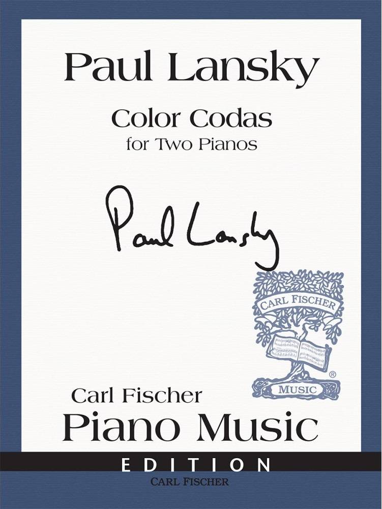 Color Codas - Lansky - Piano Duet (2 Pianos, 4 Hands) - Book