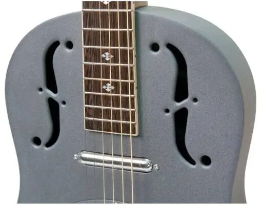 GRE Paul Beard Metal Body Resonator Guitar with Pickup, Lefty