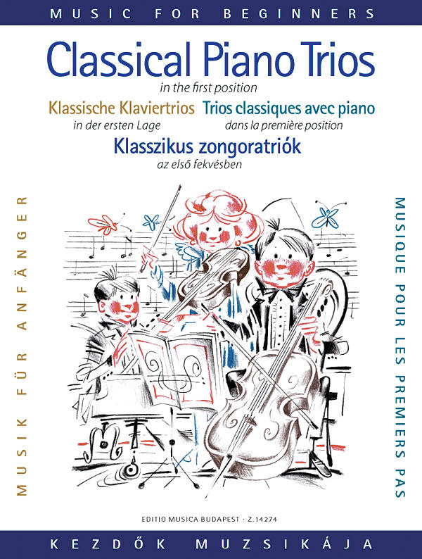 Classical Piano Trios for Beginners - Pejtsik/Zempleni  - Piano Trio (Violin/Cello/Piano)