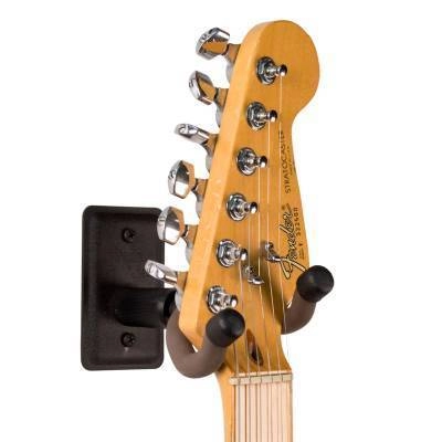 Wall Mount Metal Guitar Hanger - Black