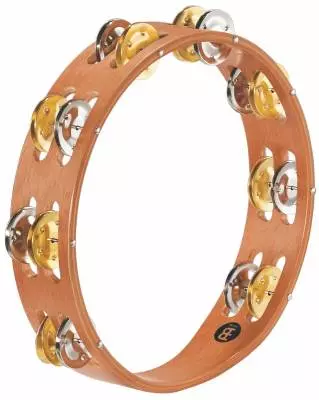 Meinl - Recording-Combo Wood Tambourine - Dual-Alloy Jingles