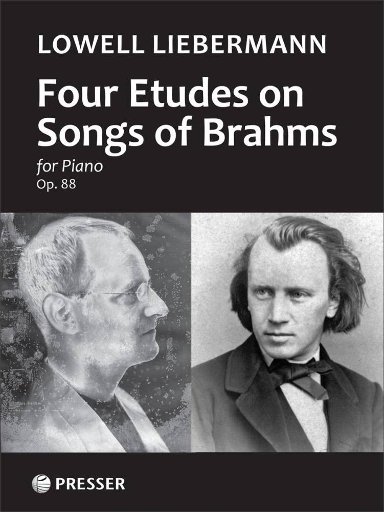 Four Etudes on Songs of Brahms, Op. 88 - Liebermann - Piano - Book
