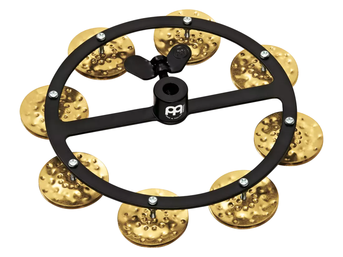 Headliner Series Hihat Tambourine - Hammered Brass - 1 Row