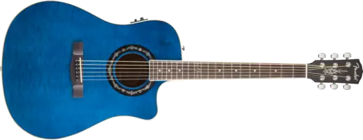 T-Bucket 300CE Acoustic/Electric - Quilt Maple/Transparent Blue