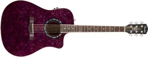 T-Bucket 300CE Acoustic/Electric - Quilt Ash/Transparent Violet