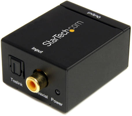 StarTech - SPDIF Digital Coaxial or Toslink Optical to Stereo RCA Audio Converter