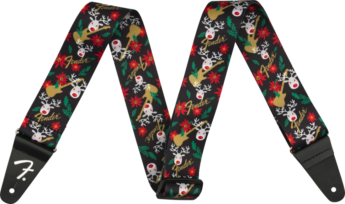 Ugly Xmas Sweater Guitar Strap - Reindeer