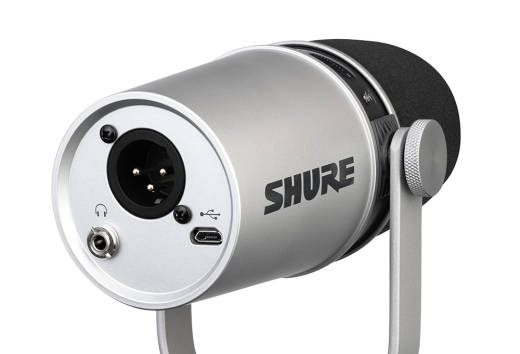 MV7 XLR/USB Dynamic Podcasting Microphone - Silver