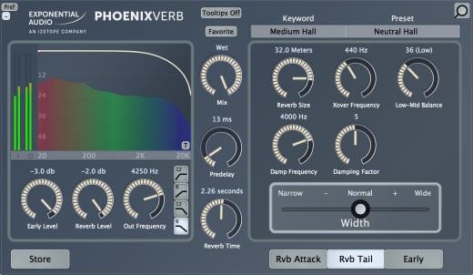 PheonixVerb by Exponential Audio - Download