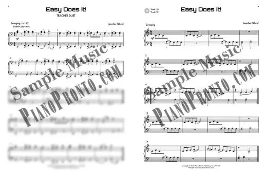 Pronto Pizazz Volume 2: Easy Solos with Energy and Style - Eklund - Piano - Book