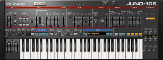 Roland Cloud Juno-106 Software Synthesizer - Download