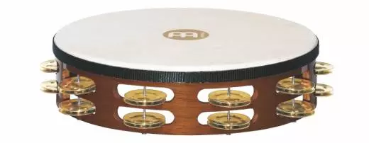 Meinl - Traditional Goat-Skin Wood Tambourine - Brass Jingles