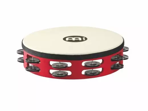 Meinl - Touring Synthetic Head Wood Tambourine - Steel Jingles