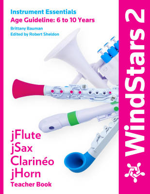 WindStars 2: Teacher Book for jFlute, jSax, Clarineo, jHorn - Bauman - Book