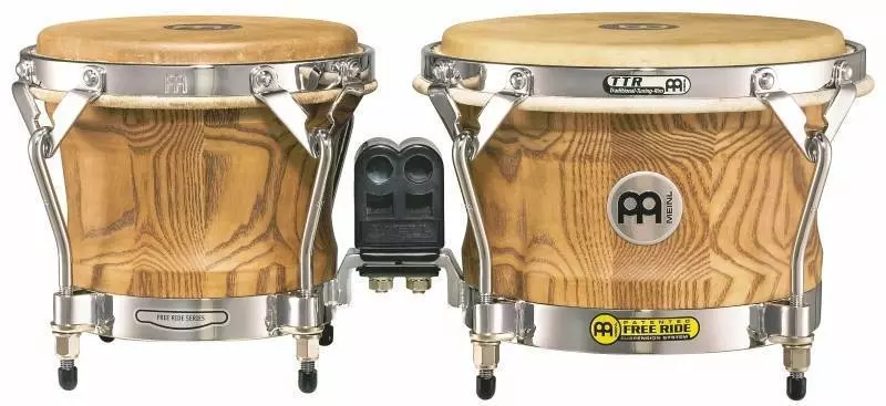 Free Ride Series Woodcraft Bongos - Zebra Finished Ash