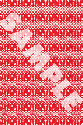Wrapping Paper: Red & White Holiday Guitar Theme - 3 Sheets (24\'\'x36\'\')