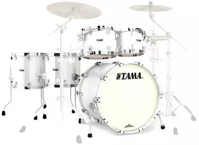 Starclassic Bubinga 5 Piece Shell Kit - Piano White