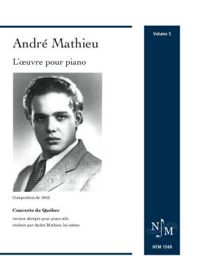 Editions du NTM - Andre Mathieu: Works for Piano, Volume 5 (1942) - Book