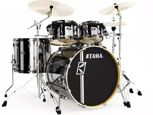 Superstar Hyper-Drive 5 Piece Drum Kit - Titanium Silver Metallic