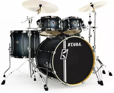 Superstar Hyper-Drive 5 Piece Drum Kit - Blue Titanium Satin Burst