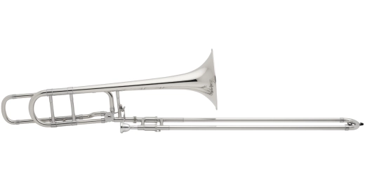 Bach - 42BOS Stradivarius Series Professional Tenor Trombone with Open-Wrap F-Rotor - Silver-Plated