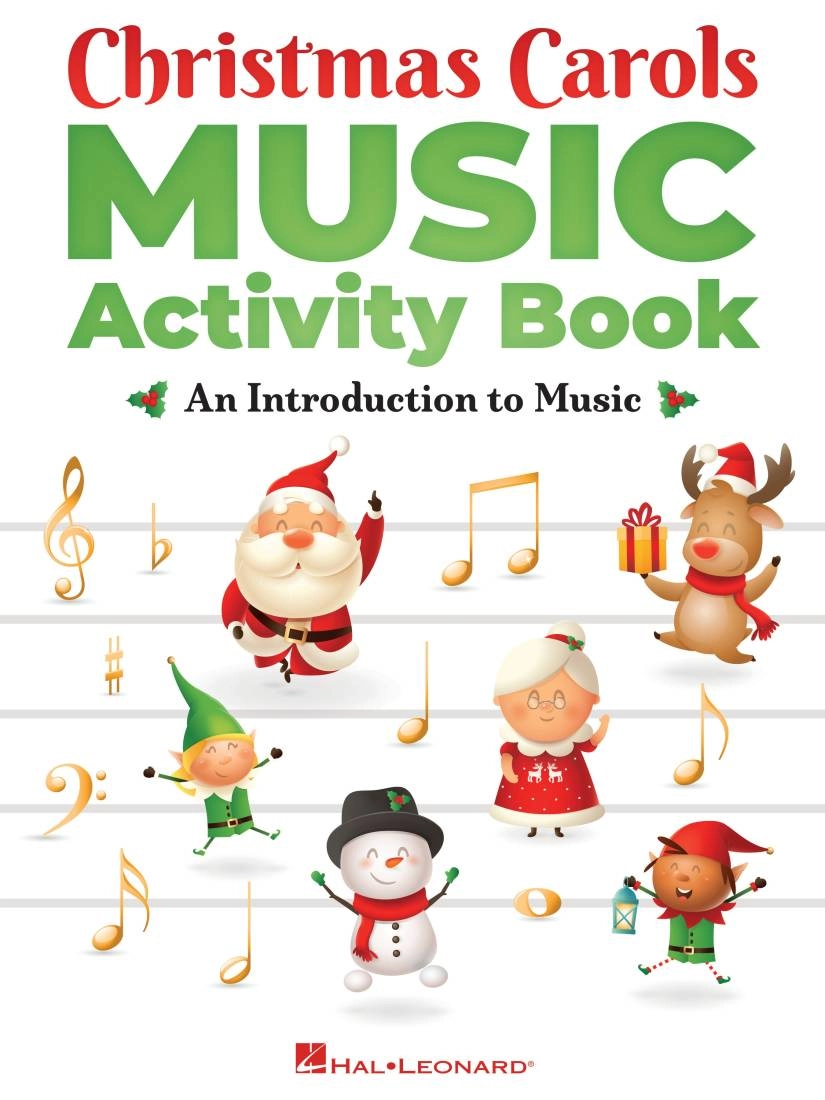 Christmas Carols Music Activity Book - Piano/C Instruments - Book