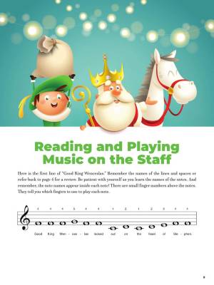 Christmas Carols Music Activity Book - Piano/C Instruments - Book