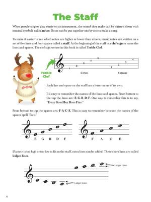 Christmas Carols Music Activity Book - Piano/C Instruments - Book