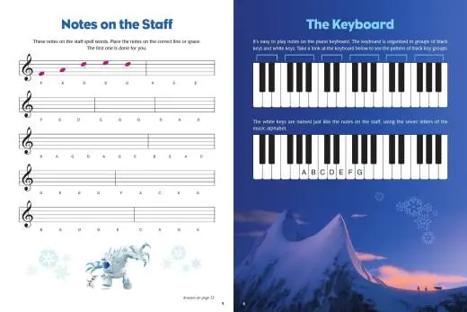 Frozen Music Activity Book - Lopez/Anderson-Lopez - Piano/C Instruments - Book