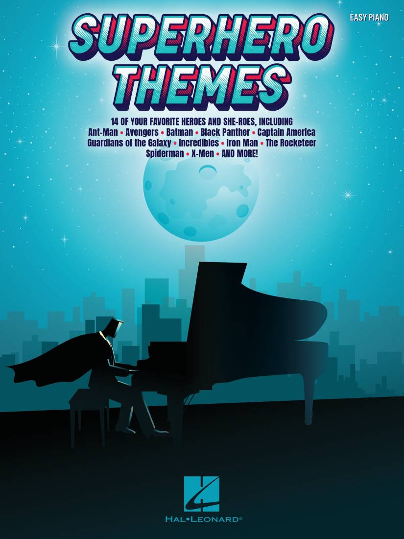 Superhero Themes: 14 of Your Favorite Heroes and She-Roes - Easy Piano - Book