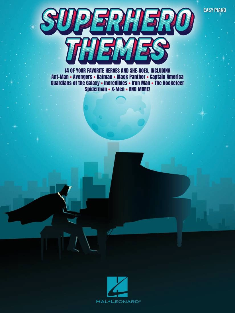 Superhero Themes: 14 of Your Favorite Heroes and She-Roes - Easy Piano - Book