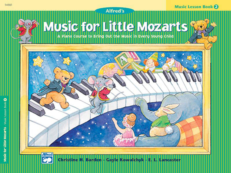 Music for Little Mozarts: Music Lesson Book 2 - Barden /Kowalchyk /Lancaster - Piano - Book
