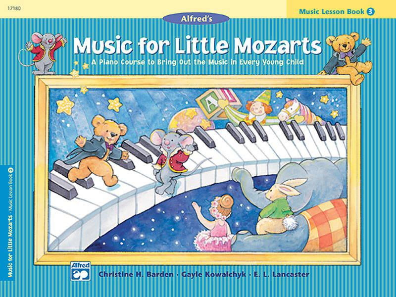 Music for Little Mozarts: Music Lesson Book 3 - Barden /Kowalchyk /Lancaster - Piano - Book