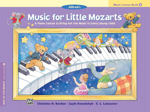 Alfred Publishing - Music for Little Mozarts: Music Lesson Book 4 - Barden /Kowalchyk /Lancaster - Piano - Book