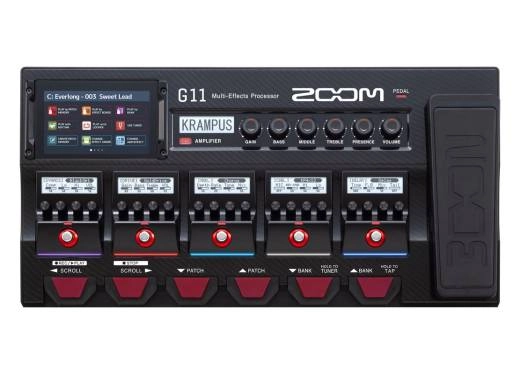 Zoom - G11 Guitar Multi-Effects Processor with Expression Pedal