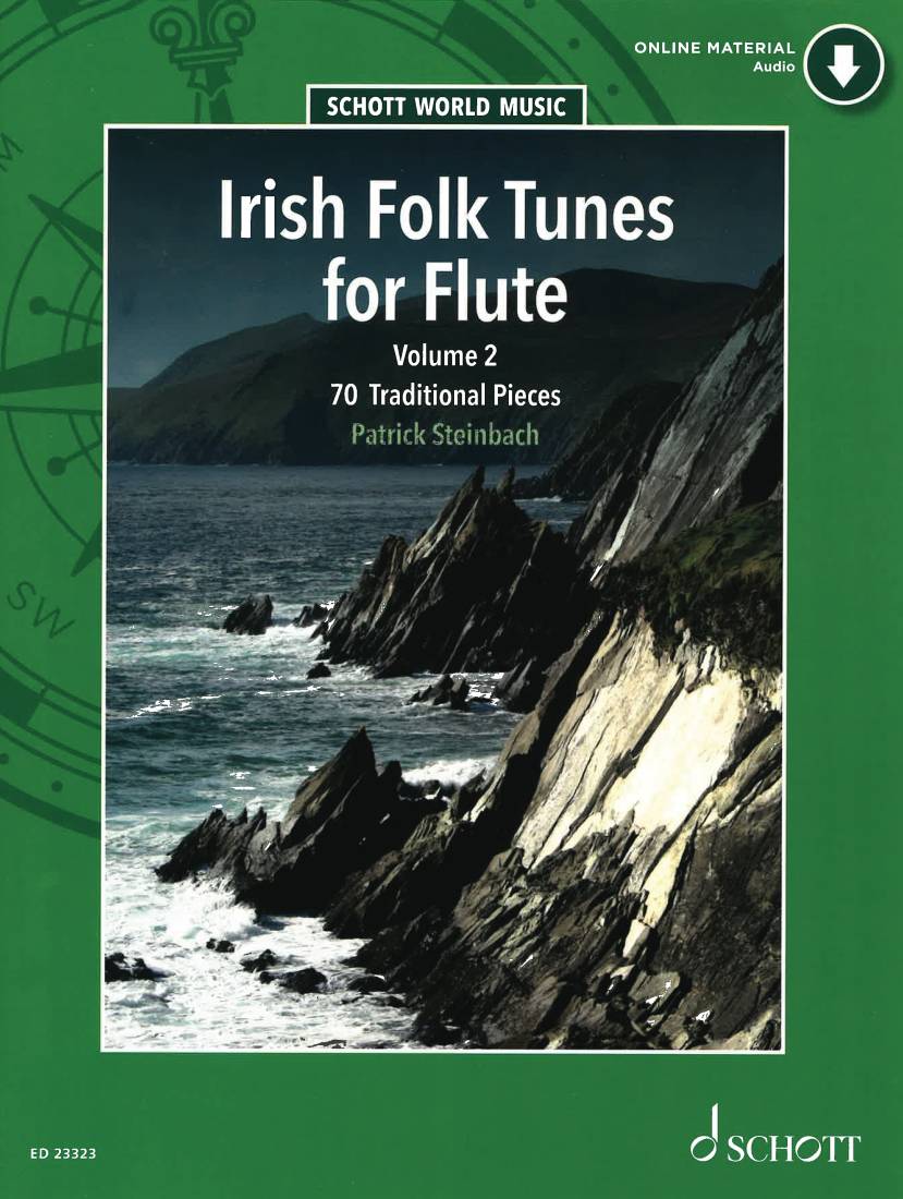 Irish Folk Tunes for Flute, Volume 2 - Steinbach - Flute - Book/Audio Online