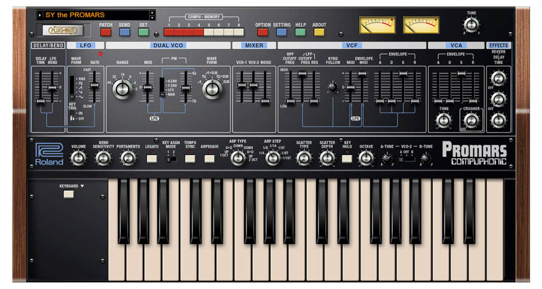 Roland Cloud Promars Software Synthesizer - Download