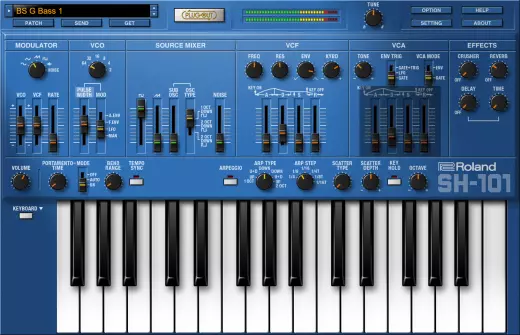 Roland Cloud SH-101 Software Synthesizer - Download
