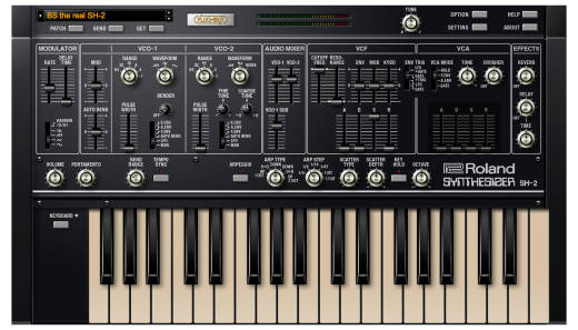 Roland Cloud SH-2 PLUG-OUT Software Synthesizer - Download