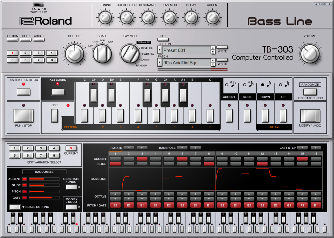 Roland Cloud TB-303 Software Bass Synthesizer -  Download