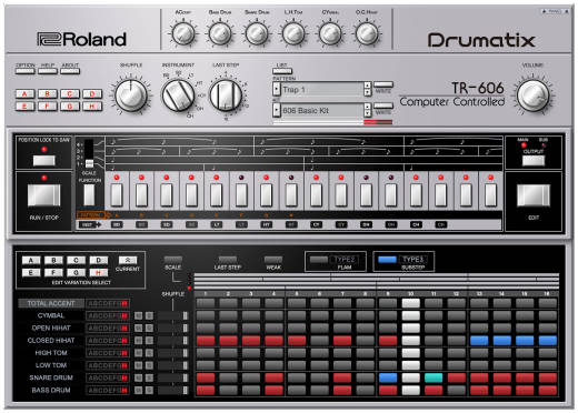 Roland Cloud TR-606 Software Rhythm Composer - Download