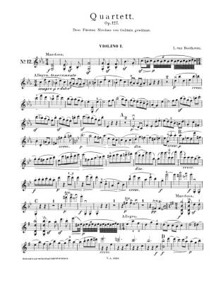 String Quartet Op. 127, Op. 130 and Op. 131 - Beethoven/Rontgen - String Quartet - Parts Set